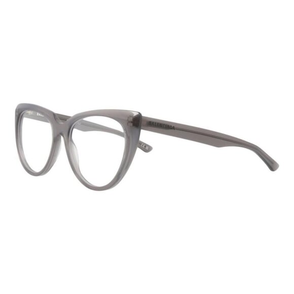Balenciaga Womens Cat Eye Grey Grey Transparent Fashion Designer Eyewear - Picture 1 of 4